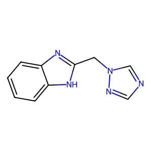 2-((1H-1,2,4-triazol-1-yl)methyl)-1H-benzo[d]imidazole structure