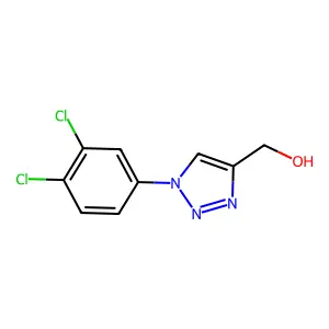 [1-(3,4-dichlorophenyl)-1H-1,2,3-triazol-4-yl]methanol structure