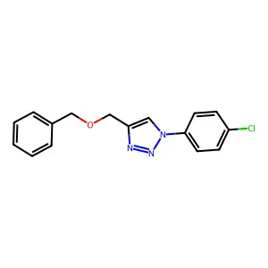 4-[(benzyloxy)methyl]-1-(4-chlorophenyl)-1H-1,2,3-triazole structure