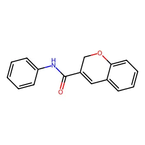 N-phenyl-2H-chromene-3-carboxamide structure