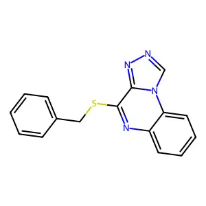 4-(Benzylsulfanyl)[1,2,4]triazolo[4,3-a]quinoxaline structure