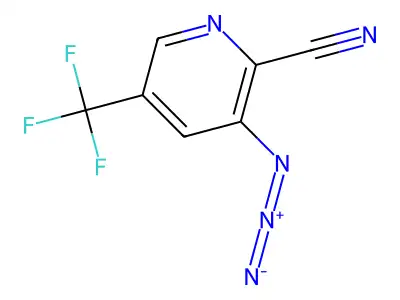 3-Azido-5-(trifluoromethyl)pyridine-2-carbonitrile structure
