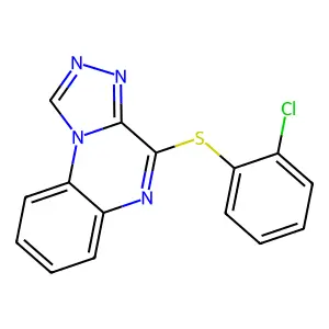 4-[(2-Chlorophenyl)thio][1,2,4]triazolo[4,3-a]quinoxaline structure