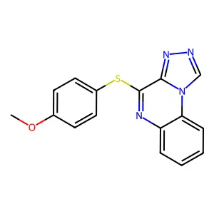 4-(4-Methoxyphenyl)sulfanyl-[1,2,4]triazolo[4,3-a]quinoxaline structure