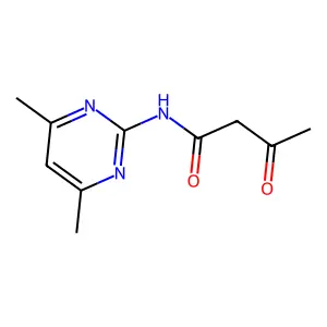 N-(4,6-二甲基嘧啶-2-基)-3-氧代丁酰胺 structure