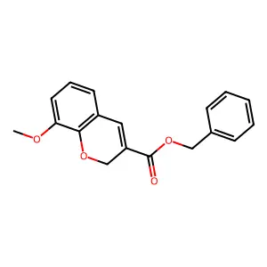 benzyl 8-methoxy-2H-chromene-3-carboxylate structure