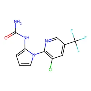 N-{1-[3-chloro-5-(trifluoromethyl)-2-pyridinyl]-1H-pyrrol-2-yl}urea structure