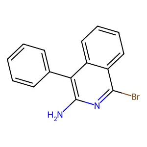 1-Bromo-4-phenylisoquinolin-3-amine structure