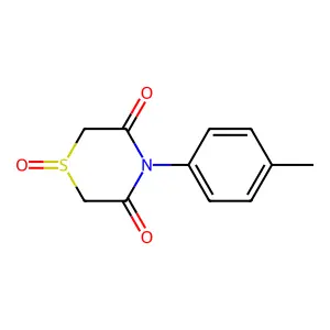 4-(4-Methylphenyl)-1lambda~4~,4-thiazinane-1,3,5-trione structure