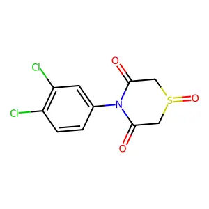 4-(3,4-Dichlorophenyl)-1-oxo-1,4-thiazinane-3,5-dione structure