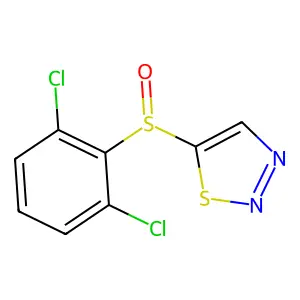5-[(2,6-Dichlorophenyl)sulfinyl]-1,2,3-thiadiazole structure
