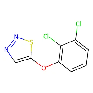 2,3-二氯苯基1,2,3-噻二唑-5-基醚 structure