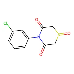 4-(3-Chlorophenyl)-1lambda~4~,4-thiazinane-1,3,5-trione structure
