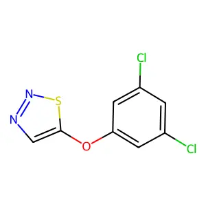 5-(3,5-Dichlorophenoxy)thiadiazole structure