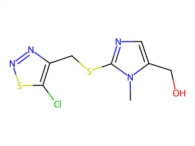 C8H9ClN4OS2 structure