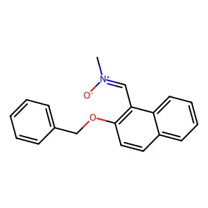 {[2-(benzyloxy)-1-naphthyl]methylene}(methyl)ammoniumolate structure