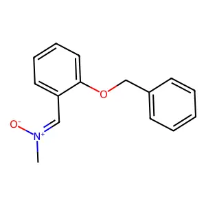 {[2-(Benzyloxy)phenyl]methylene}(methyl)ammoniumolate structure