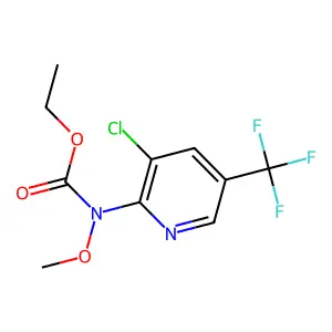 ethyl N-[3-chloro-5-(trifluoromethyl)pyridin-2-yl]-N-methoxycarbamate structure