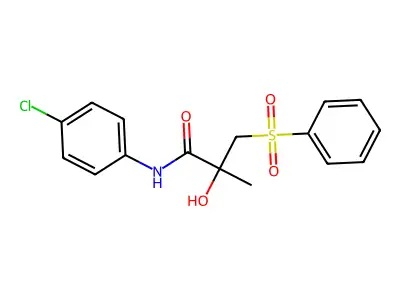 3-(benzenesulfonyl)-N-(4-chlorophenyl)-2-hydroxy-2-methylpropanamide structure