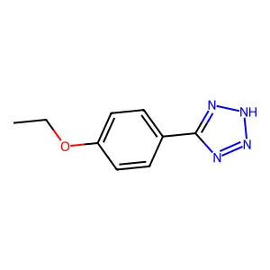 5-(4-ethoxyphenyl)-2H-tetrazole structure