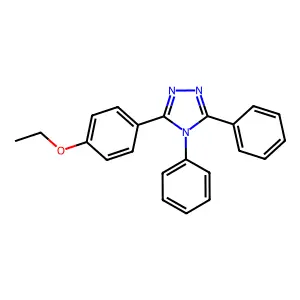 3-(4-Ethoxy-phenyl)-4,5-diphenyl-4H-[1,2,4]triazole structure