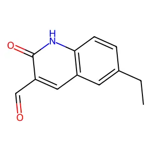 6-Ethyl-2-oxo-1,2-dihydroquinoline-3-carbaldehyde structure