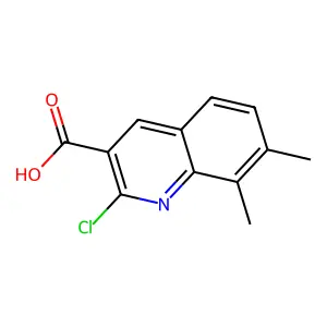 2-Chloro-7,8-dimethylquinoline-3-carboxylic acid structure