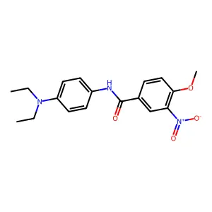 N-[4-(diethylamino)phenyl]-4-methoxy-3-nitrobenzamide structure