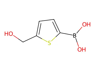 5-Hydroxymethylthiophene-2-boronic acid structure