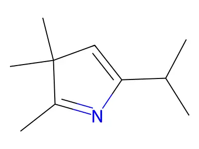3H-Pyrrole, 2,3,3-trimethyl-5-(1-methylethyl)- structure