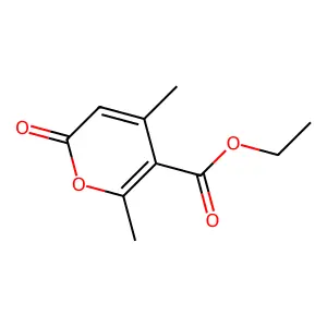 ethyl 4,6-dimethyl-2-oxo-2H-pyran-5-carboxylate structure