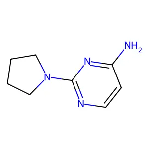 2-(吡咯烷基)嘧啶-4-胺 structure