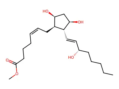 Dinoprost methyl structure