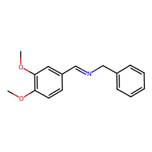 N-benzyl-1-(3,4-dimethoxyphenyl)methanimine structure