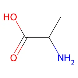 D-丙氨酸 structure