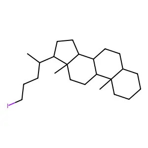 24-Iodocholane structure