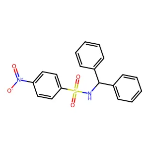 N-(Diphenylmethyl)-4-nitrobenzenesulfonamide structure