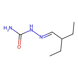 (2-Ethylbutylideneamino)urea structure