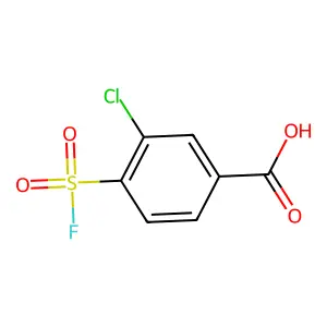 3-氯-4-(氟磺酰基)苯甲酸 structure
