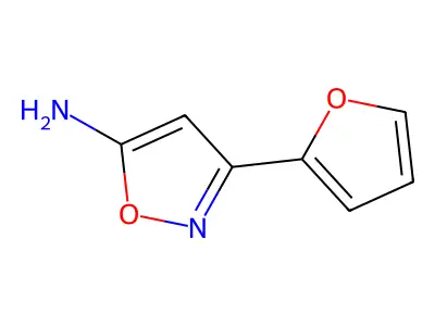 3-(2-Furyl)-5-isoxazolamine structure