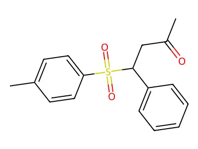 4-((4-Methylphenyl)sulfonyl)-4-phenyl-2-butanone structure