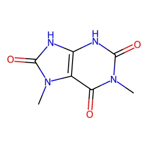 1,7-二甲基尿酸 structure