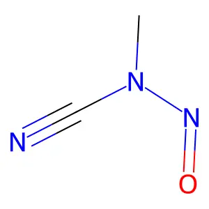 N-Methyl-N-nitrosocyanamide structure