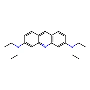 3,6-Acridinediamine, N,N,N',N'-tetraethyl- structure