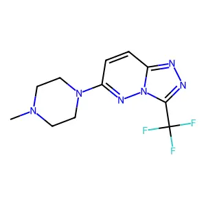 6-(4-Methylpiperazin-1-yl)-3-(trifluoromethyl)[1,2,4]triazolo[4,3-b]pyridazine structure
