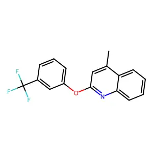 4-Methyl-2-[3-(trifluoromethyl)phenoxy]quinoline structure