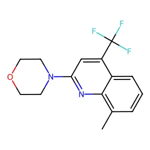 8-Methyl-2-morpholino-4-(trifluoromethyl)quinoline structure