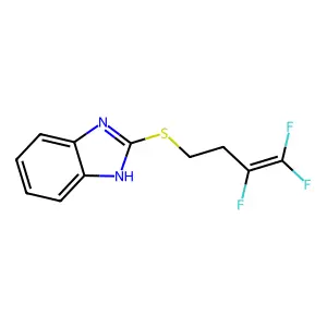 2-[(3,4,4-trifluoro-3-butenyl)sulfanyl]-1H-1,3-benzimidazole structure