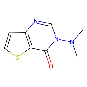 3-(dimethylamino)thieno[3,2-d]pyrimidin-4(3H)-one structure