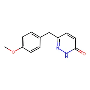 6-(4-Methoxybenzyl)-3-pyridazinol structure